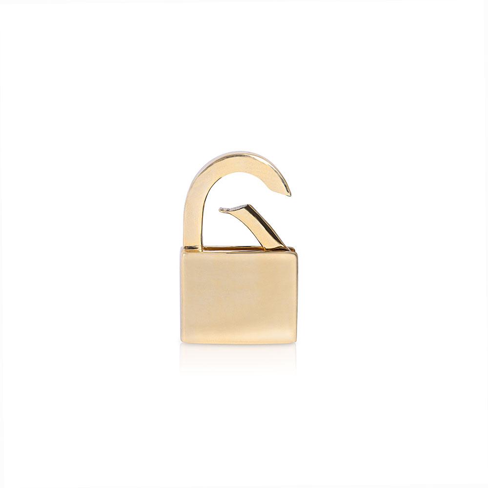 14k Gold Lock Bracelet Connector Handmade Connector Lock S 