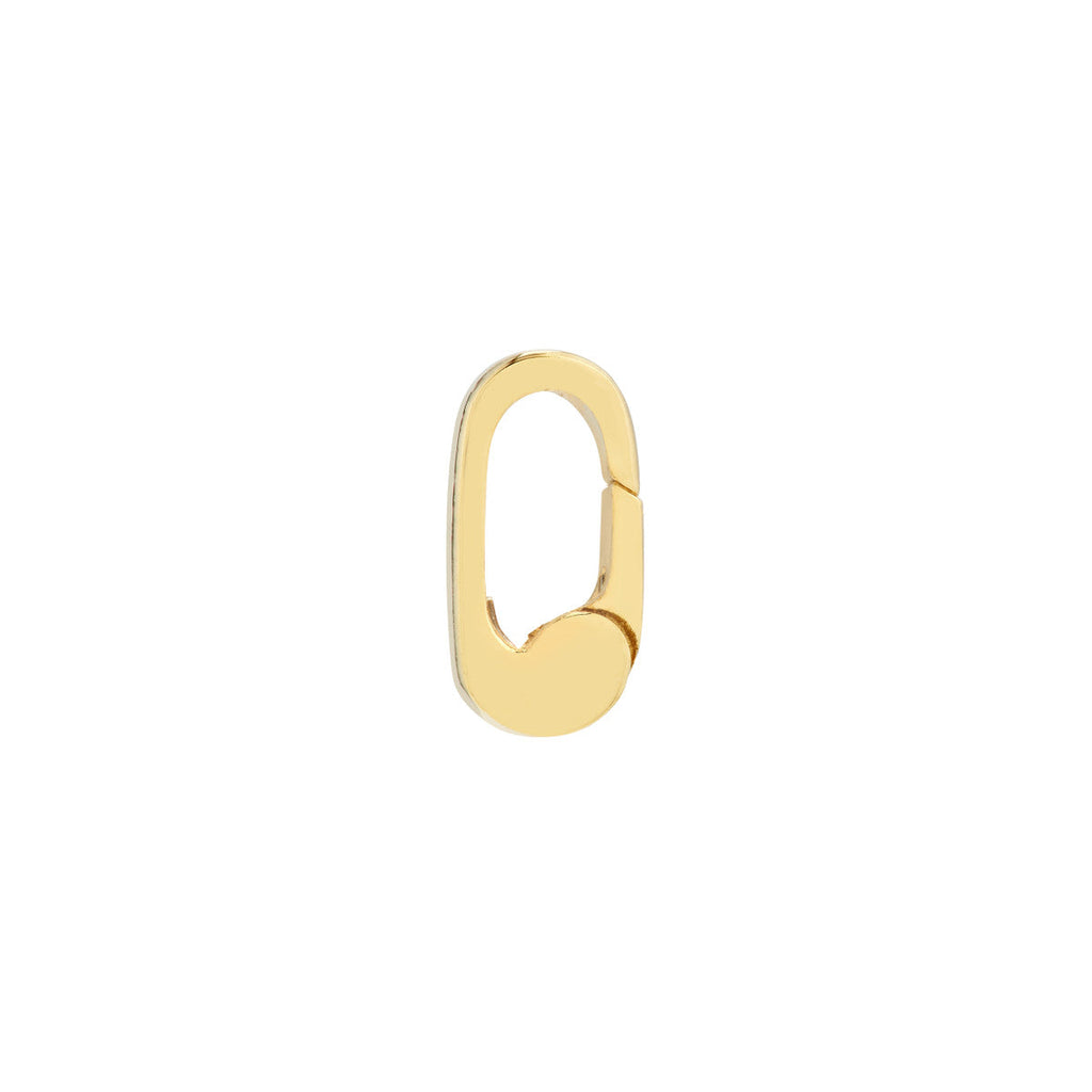 SALT. Fine Jewelry  14K GOLD ROUND PUSH CONNECTOR