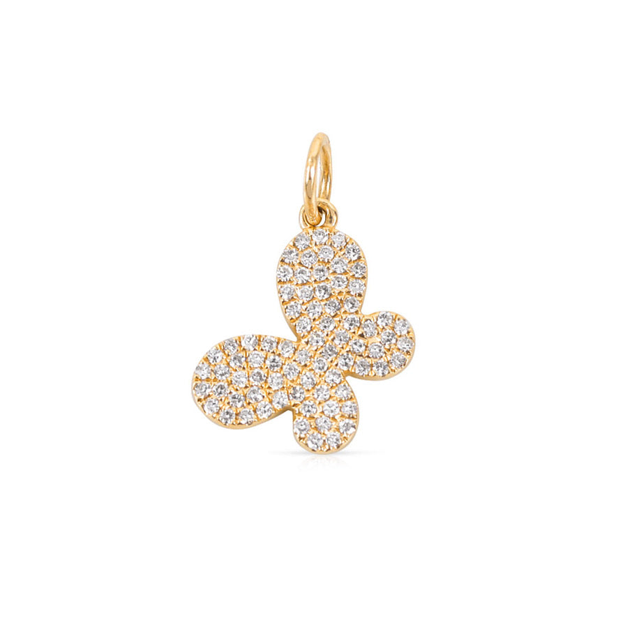 DIAMOND SIMPLE BUTTERFLY CHARM