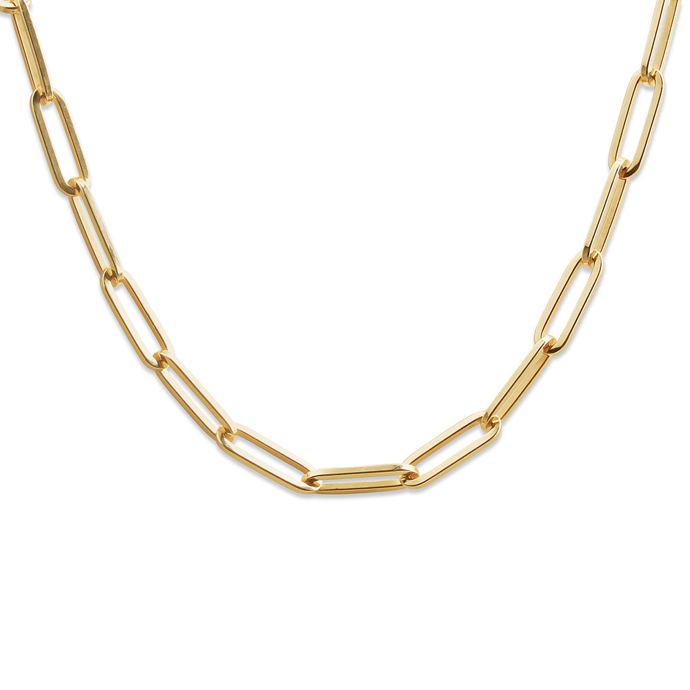 SALT. Fine Jewelry | CHUNKY LUXE PAPERCLIP CHAIN NECKLACE